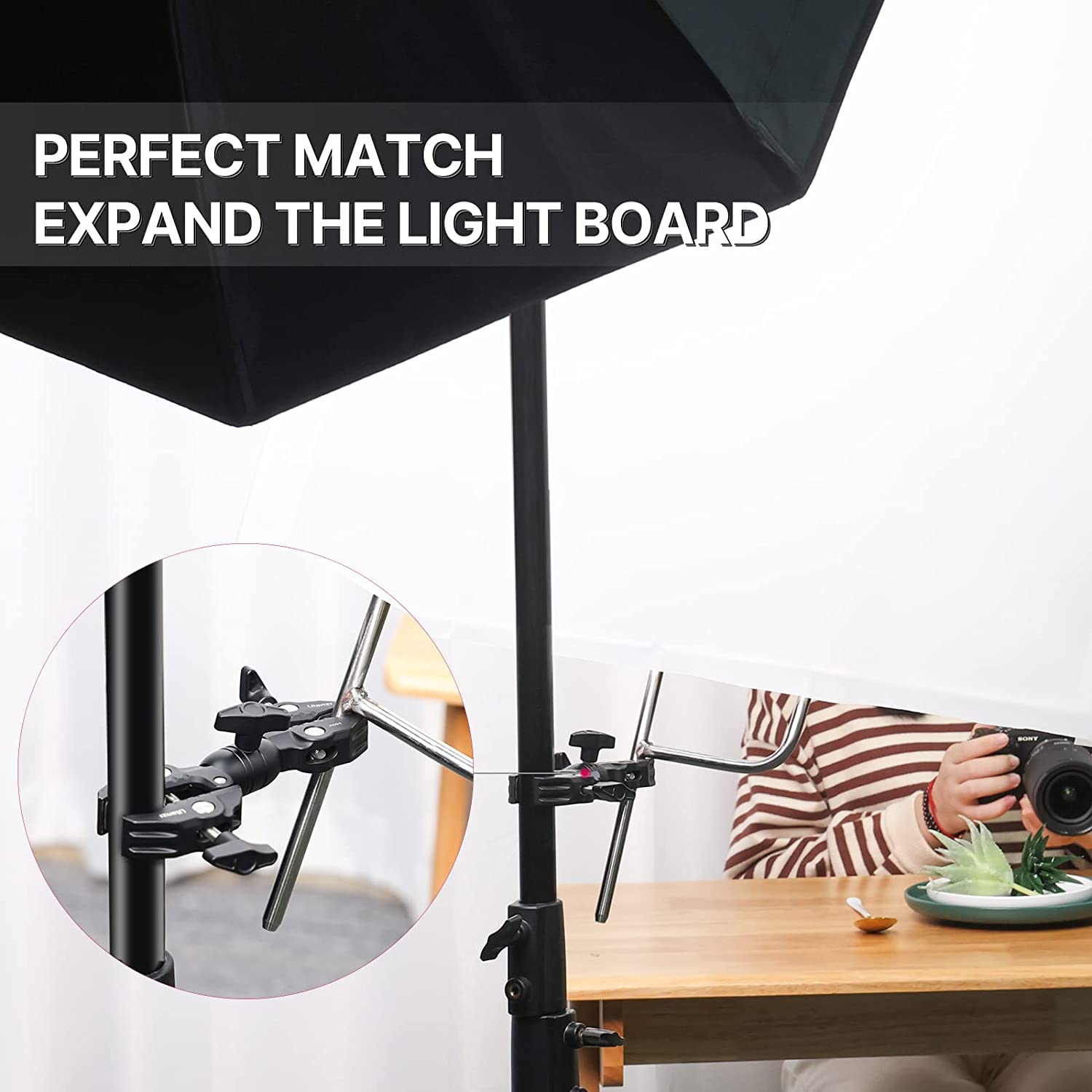 Pinza Doble Articulada Ulanzi R096