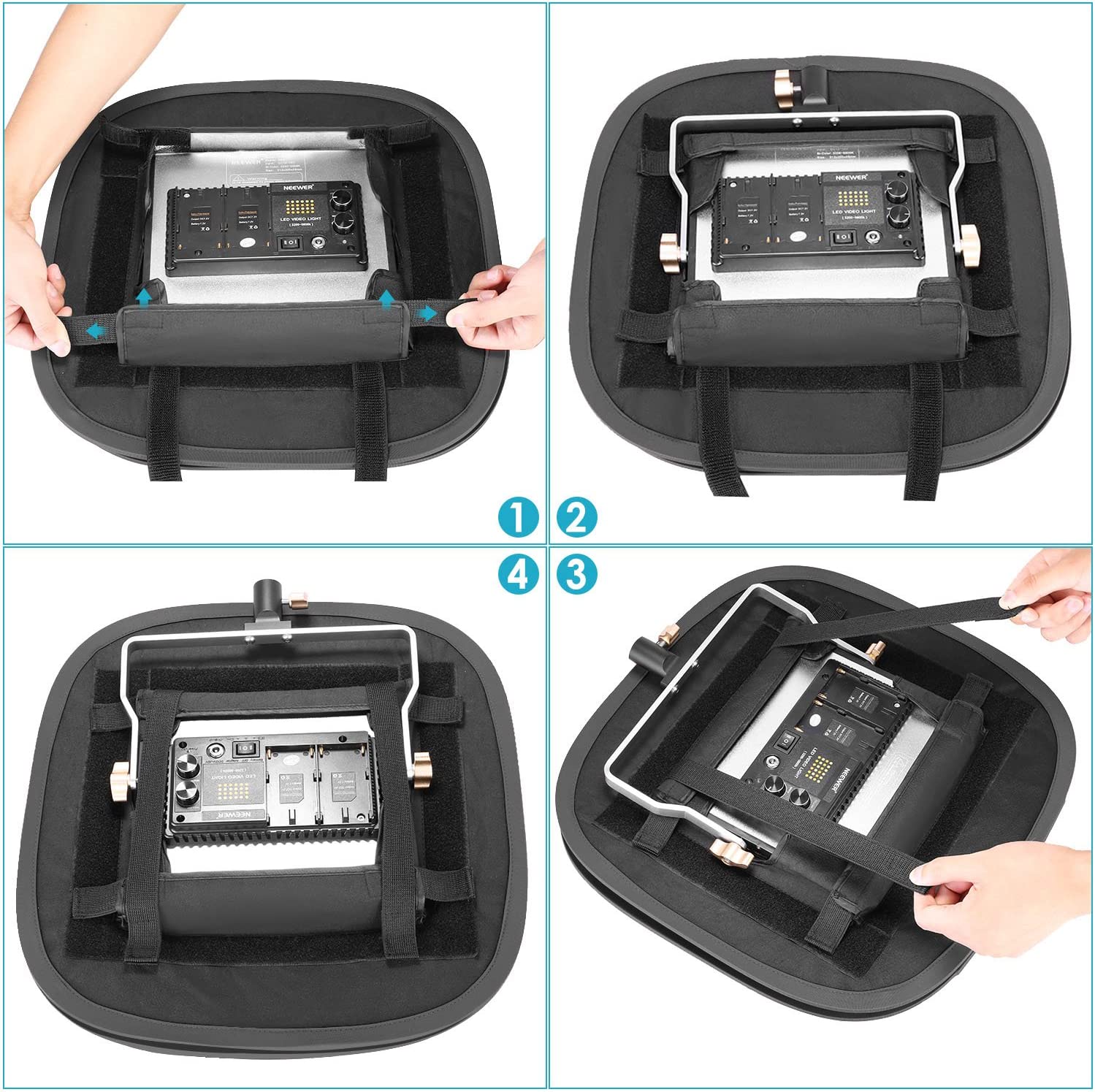 Softbox Neewer para Luz LED 660 41x17 cm