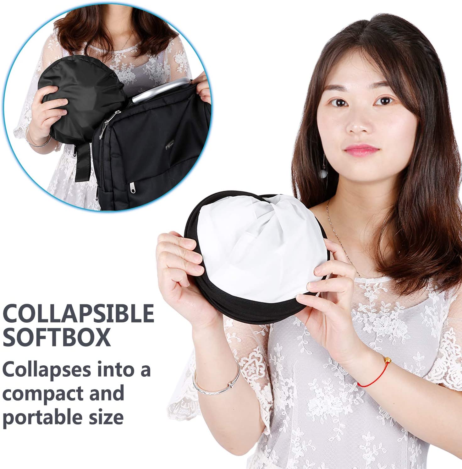 Softbox Neewer para Luz LED 660 41x17 cm