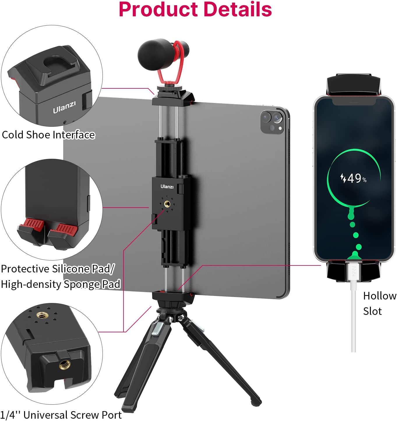 Soporte Para Smartphone y Tablets Ulanzi ST-29