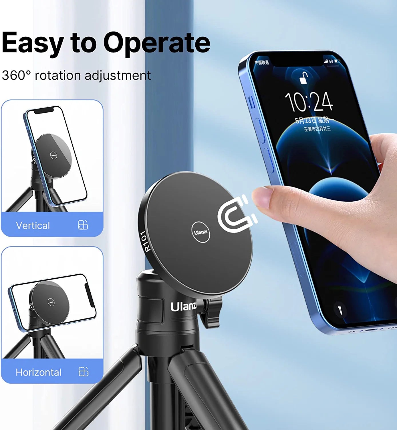 Ulanzi R101 MagSafe Soporte 1/4' Magnetico para Teléfonos