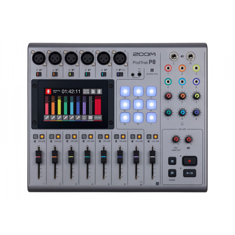 Zoom P8 Podtrak Consola Para Podcast de 8 Canales