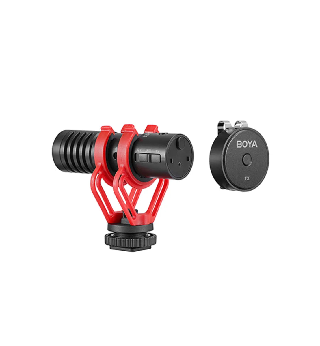 Micrófono Dual Para Cámara y Lavalier Inalámbrico Boya BY-MM1W