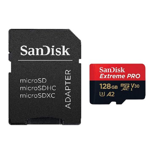 Tarjeta de Memoria MicroSD con Adaptador 128GB 200MB/90MB 667X SanDisk Extreme Pro