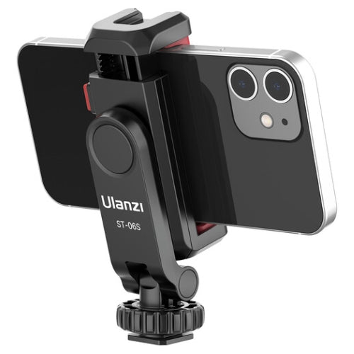 Ulanzi ST-06S - Soporte Multifuncional para Teléfonos con Zapata Fría y Rotación de 360 Grados