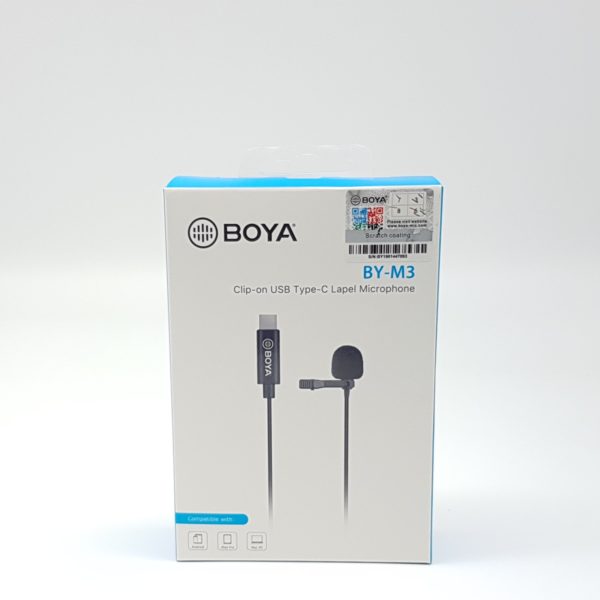 Micrófono Lavalier Boya BY-M3 Conector USB-C