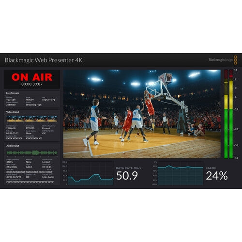 Blackmagic Design Web Presenter 4K – Encoder y Convertidor para Streaming Profesional