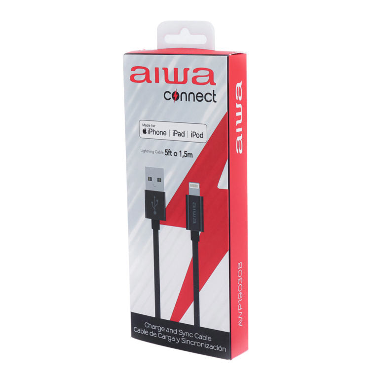 Cable de carga para IPhone 1.5m Aiwa