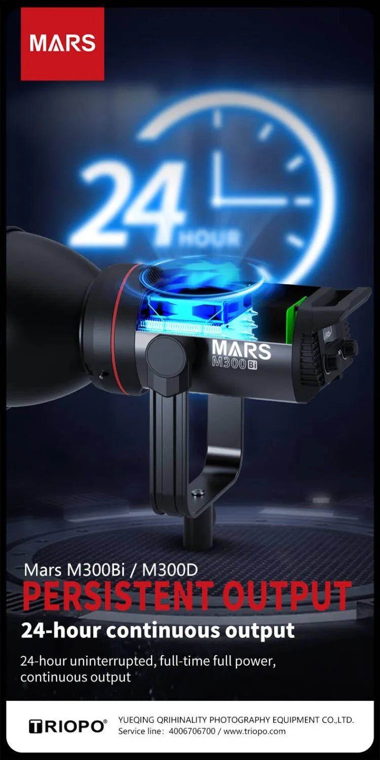 El cañón LED de 300W de Triopo es una fuente de iluminación potente y versátil diseñada para aplicaciones de fotografía y video. Temperatura ajustable, control remoto, bluetooth y un funcionamiento totalmente silencioso.