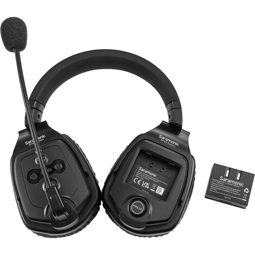 El Saramonic WiTalk-WT4D es un sistema de auriculares de intercomunicación inalámbrico full-duplex para hasta 4 usuarios que opera en la frecuencia de 1,9 GHz para una comunicación confiable y sin interferencias en una distancia de hasta 400 metros. Ideal para cine, producciones deportivas y otras aplicaciones.