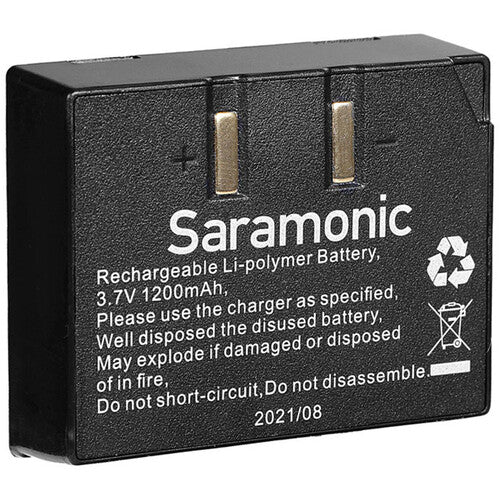 Intercom Inalámbrico Full Dúplex 5 personas (1,9 GHz) Audífonos Simples - Saramonic WiTalk-WT5S