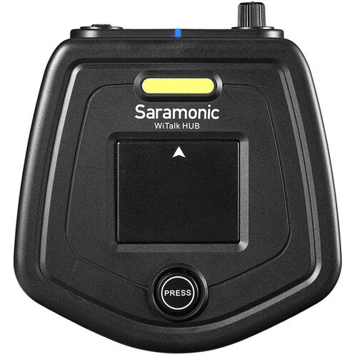 Intercom Inalámbrico Full Dúplex 7 personas (1,9 GHz) Audífonos Duales - Saramonic WiTalk-WT7D
