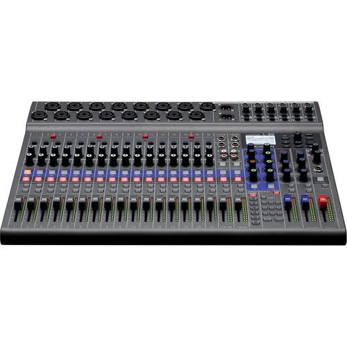 Mixer y Grabadora Zoom L-20 LiveTrak de Audio Profesional 20 canales