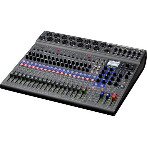 Mixer y Grabadora Zoom L-20 LiveTrak de Audio Profesional 20 canales