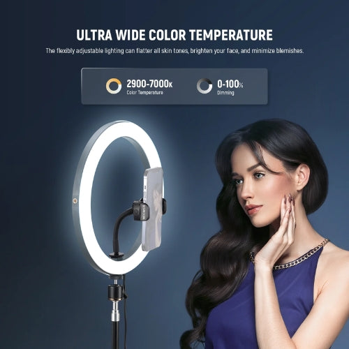 Kit de Luz de Anillo LED Bi-Color de 12" con Soporte Ajustable Neewer RH12B