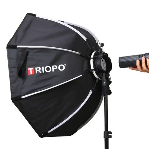 Softbox Octogonal Para Speedlight Con Soporte Para Trípode 55cm Triopo KX-55