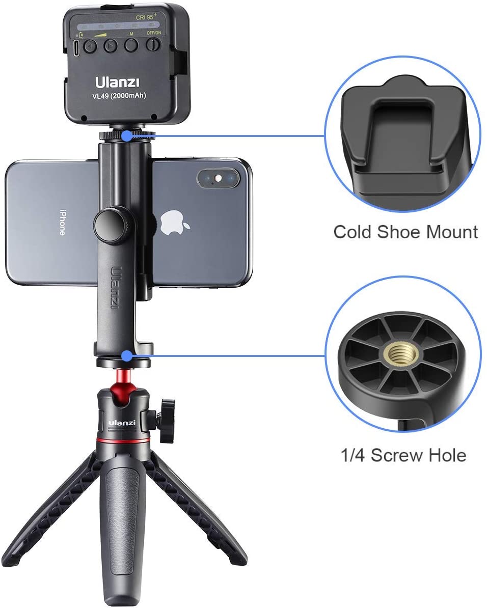Pack Mini Trípode + Soporte Rotable para Celular