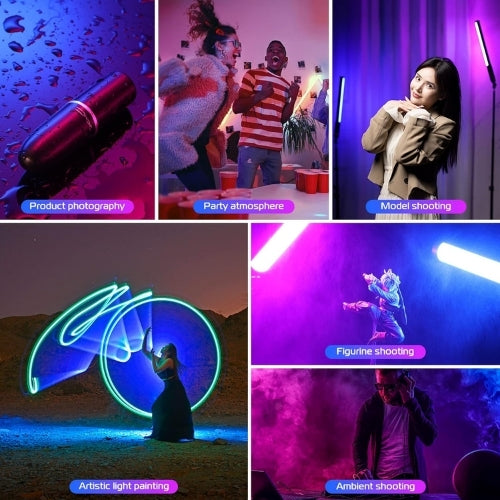 Barra de Luz LED RGB Ulanzi VL119 50cm – Portátil, Recargable y con 20 Efectos de Escena