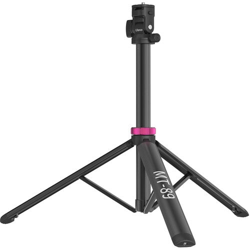 Trípode Iluminación Ulanzi MT-89 2 Metros con Zapata Desmontable - Soporte Rápido y Ajustable. Trípode en acción.