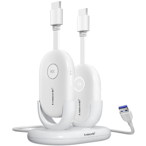 Lemorele G500 Kit HDMI Inalámbrico – Transmisión Full HD 1080p a 50 m sin cables