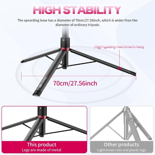 Trípode Portátil Ulanzi AT-01 Multifuncional de Aleación de Aluminio