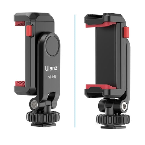 Ulanzi ST-06S - Soporte Multifuncional para Teléfonos con Zapata Fría y Rotación de 360 Grados