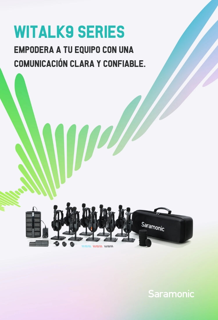 Intercomunicadores Inalámbricos Saramonic Witalk9 Series