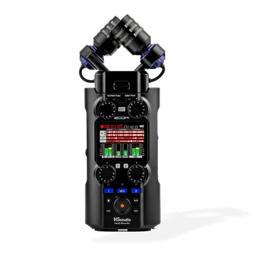 Zoom H5studio – Grabadora de Audio Profesional 32-bit Float con Interfaz 4-Canales