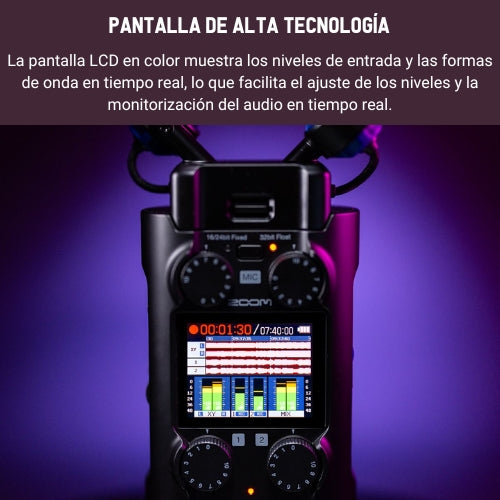 Zoom H5studio – Grabadora de Audio Profesional 32-bit Float con Interfaz 4-Canales