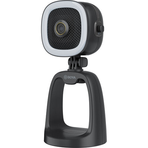 Boya BY-CM6B All in One, Micrófono, Cámara 4K y Luz Led