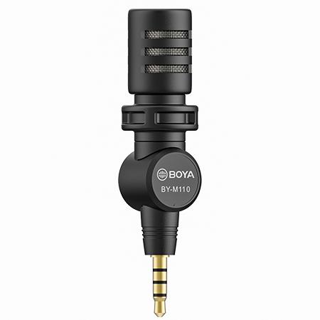 Microfono Compacto Boya BY-M110 Conector TRRS Para Telefonos