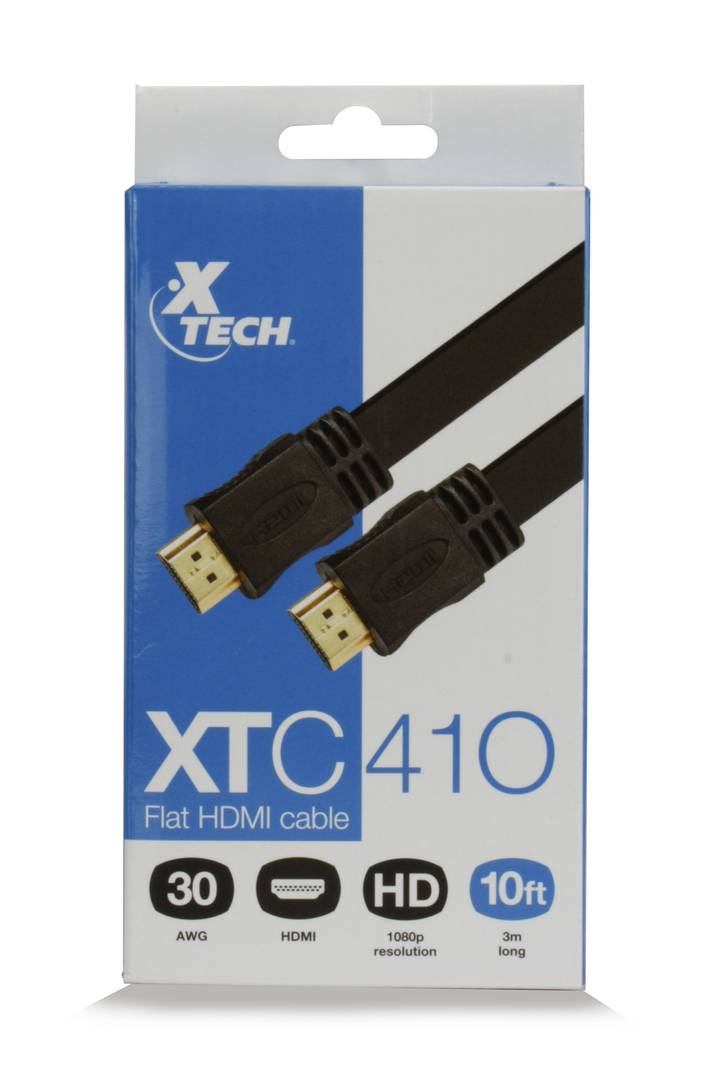 Cable HDMI plano conector macho a macho XTC-410