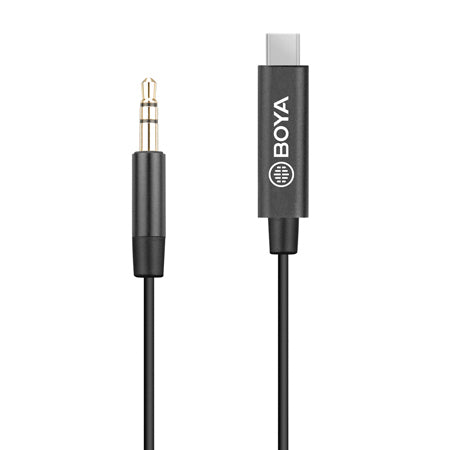 Cable Macho USB-C – macho TRS 3.5mm Boya BY-K2