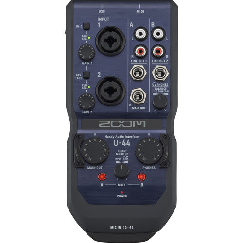 Interfaz de Audio Zoom U-44