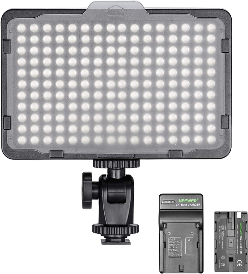Luz LED Neewer 176 Leds con batería recargable 2200 mAh