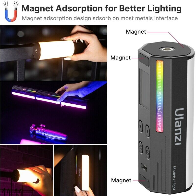 Luz Led Magnética RGB I-light Ulanzi