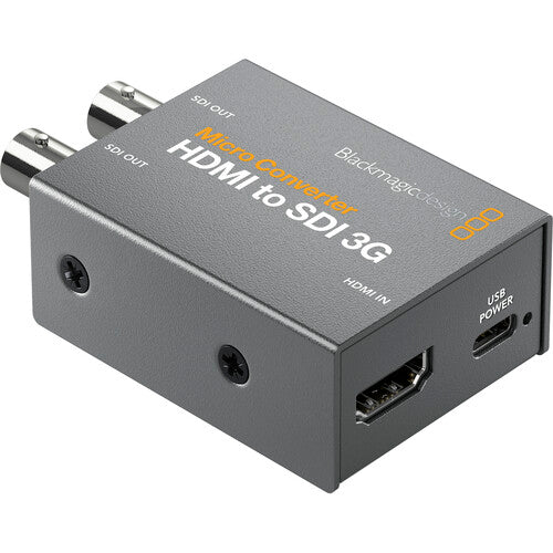 Micro Convertidor HDMI a SDI 3G con fuente de alimentación