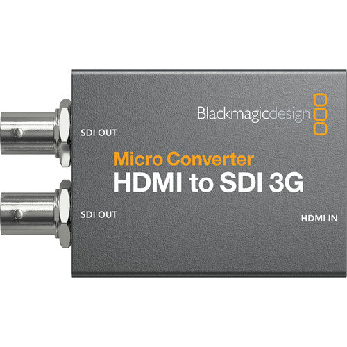 Micro Convertidor HDMI a SDI 3G con fuente de alimentación