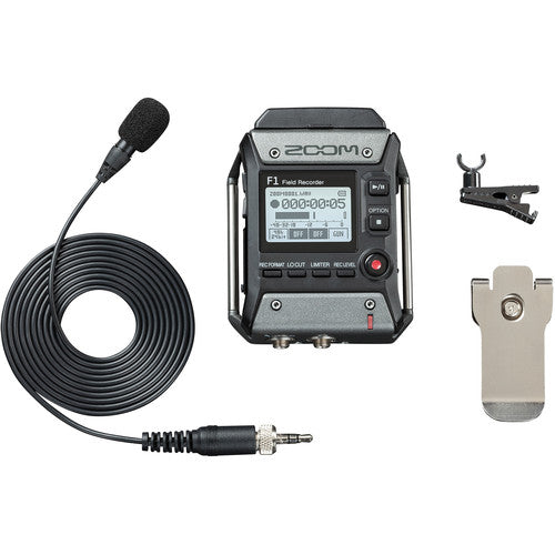 Micro Grabadora con Micrófono Lavalier Zoom F1-LP