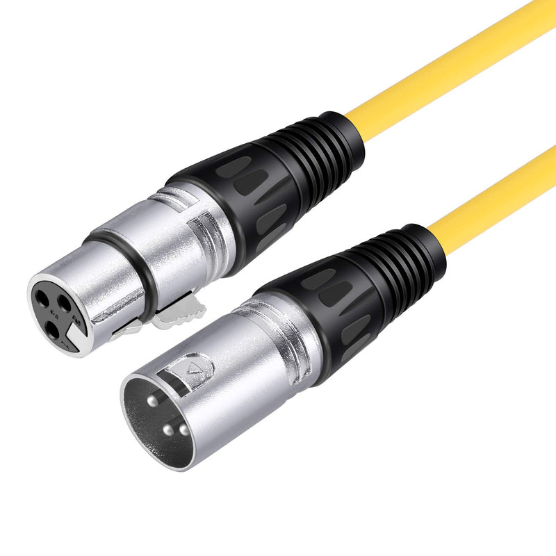 Pack de 6 cables XLR de colores 2 metros para micrófonos