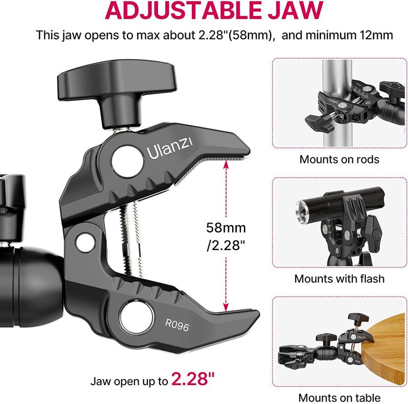 Pinza Doble Articulada Ulanzi R096
