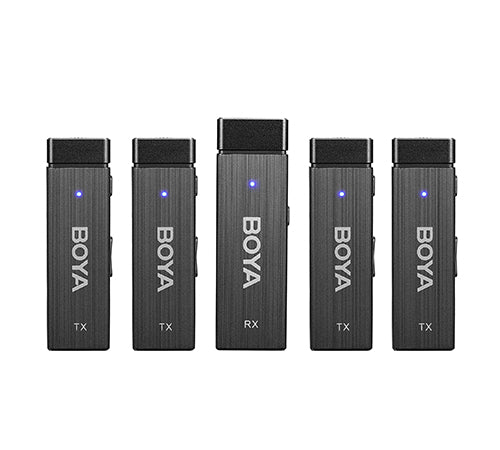 Sistema de Micrófono Inalámbrico para 4 personas Boya BY-W4