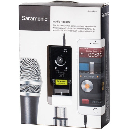 SmartRig II Saramonic Preamplificador de Micrófono para Smartphones