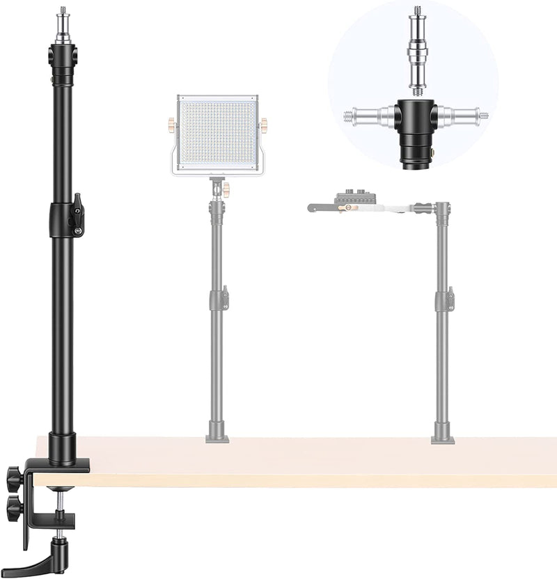 Soporte Neewer con Abrazadera en C para Luz y Accesorios