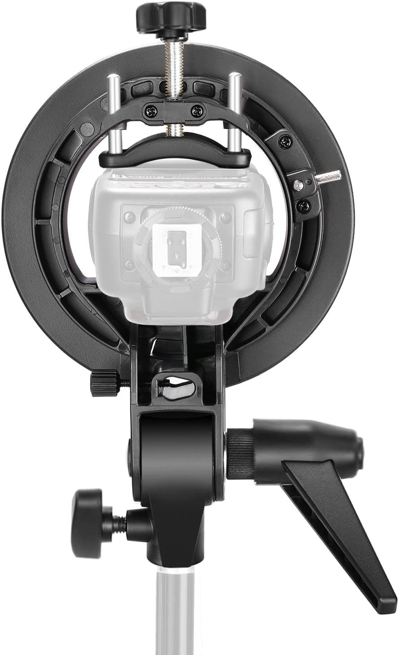 Soporte tipo S con soporte de Bowens para Flash