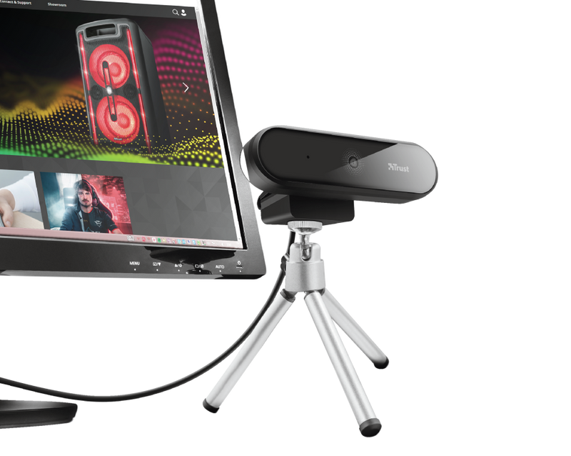 Webcam Tyro Trust Full HD 1080p con trípode