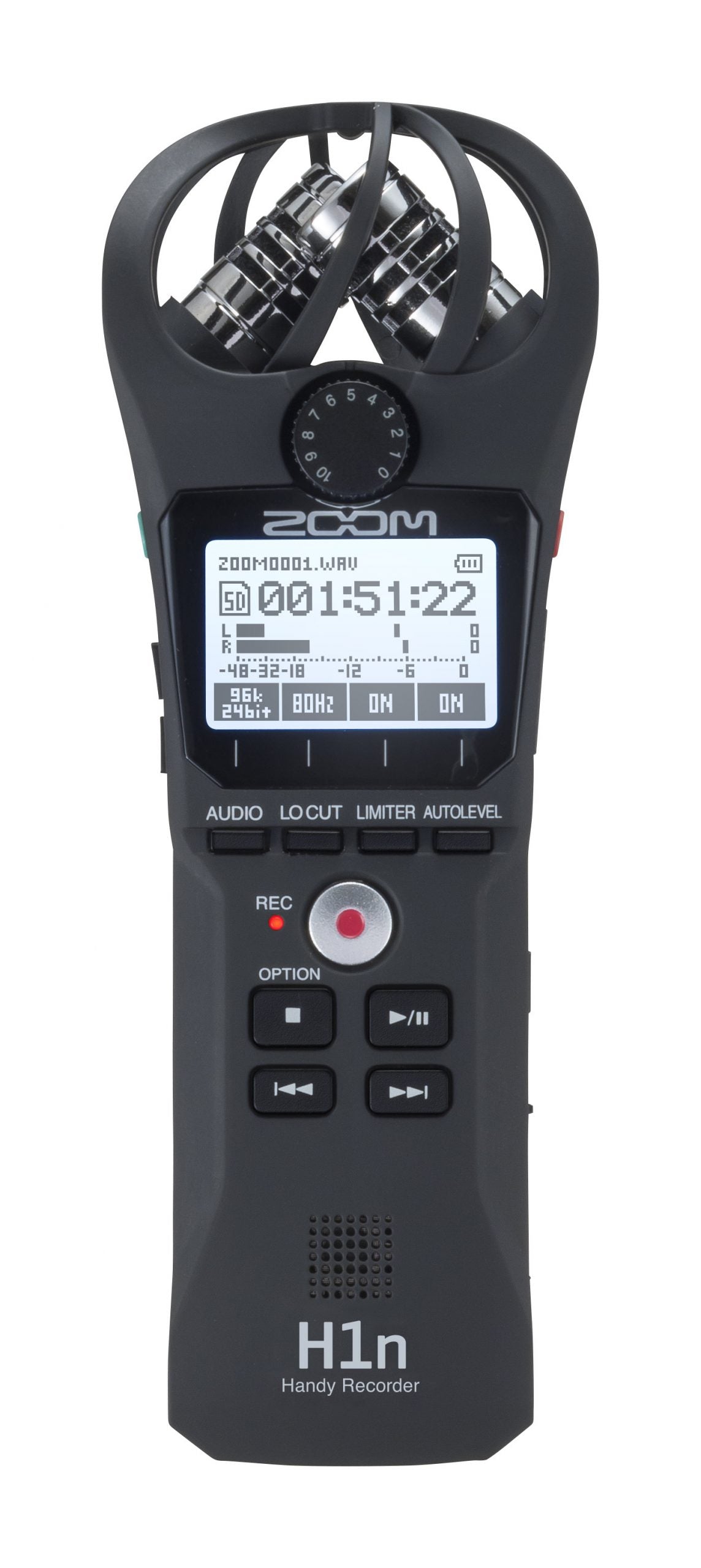 Grabadora de audio portátil Zoom H1n