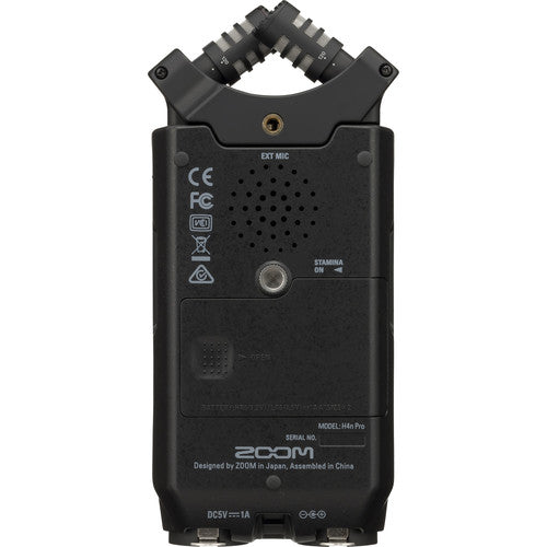 Zoom H4n Pro – Black Grabadora de audio portátil de 4 pistas