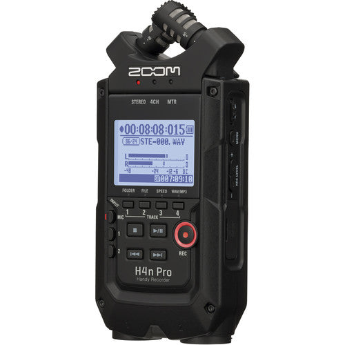 Zoom H4n Pro – Black Grabadora de audio portátil de 4 pistas