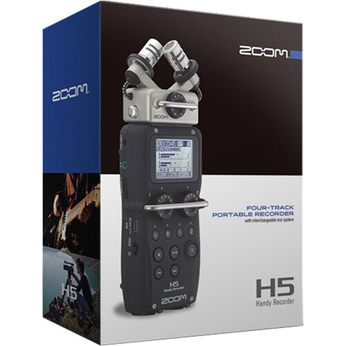 Zoom H5 Grabadora de audio portátil de 4 pistas con Capsula desmontable